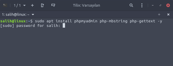 ubuntu phpmyadmin install