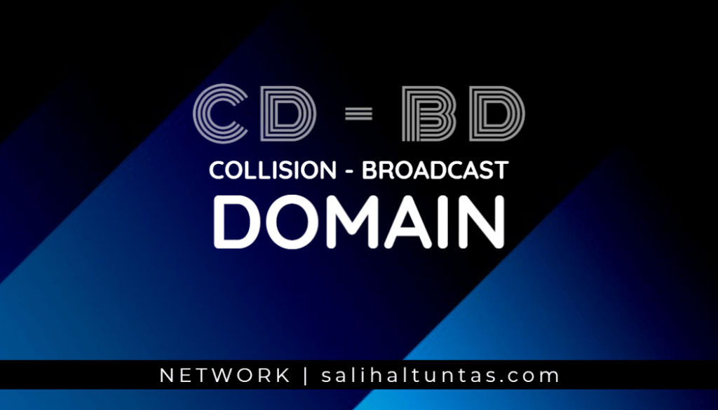 broadcast domain - collision domain