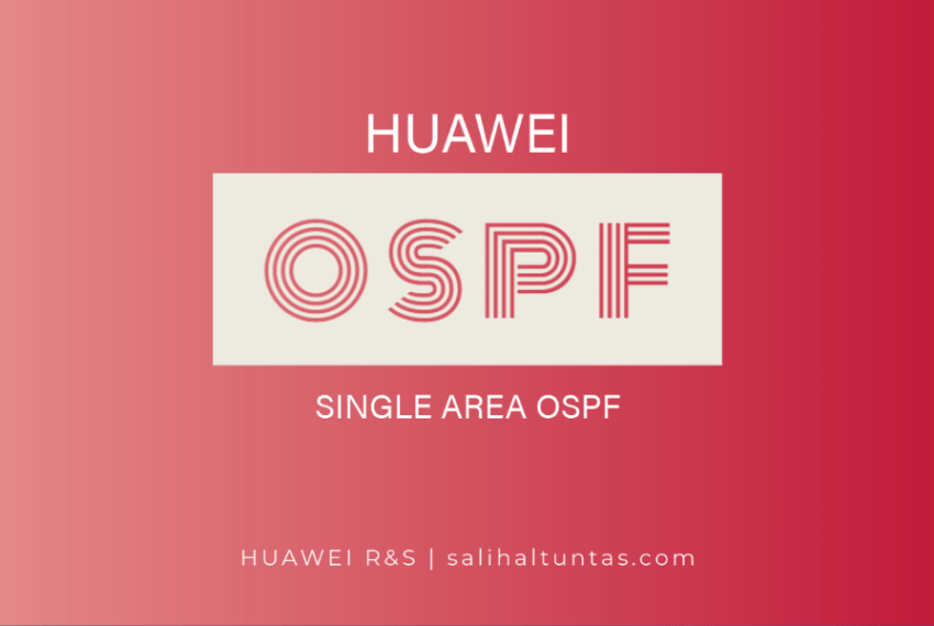 Huawei OSPF konfigürasyonu (Single Area)